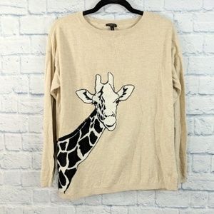 ⬇️$25 Talbots Giraffe Crew Neck Sweater - Medium